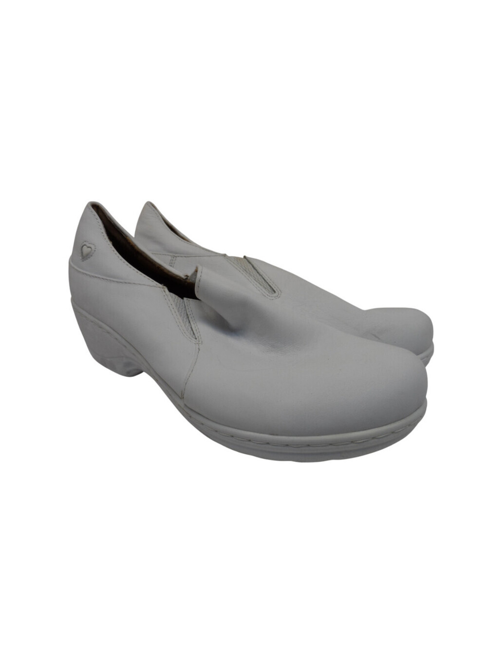 Nurse Mates Women's Slip-On Kate Slip-Resistant Work Shoes White Size 7.5M